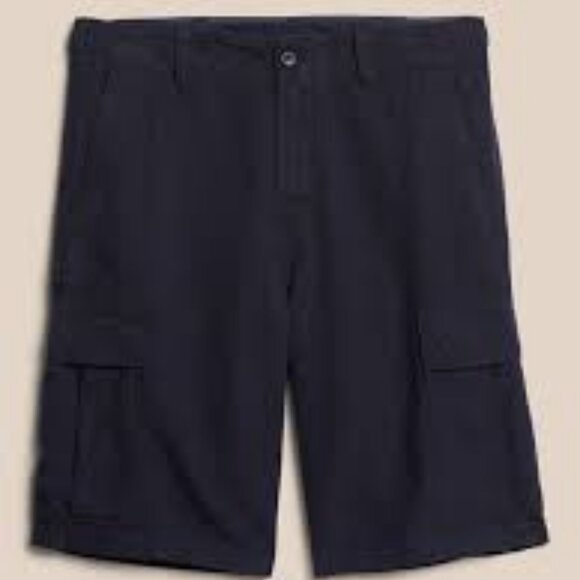 Banana Republic Cotton-Linen 11" Cargo Short - Picture 9 of 12